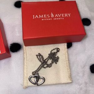James Avery Silver Heart Necklace